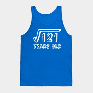 Square Root of 121 Years Old (11th birthday) Tank Top